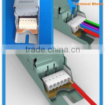 New Design 3.5mm pitch push-in quick connectors for T8 electronic ballast 0.5~1.5mm2