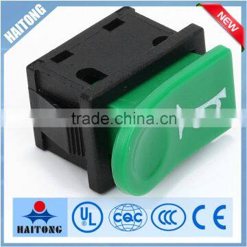 250V green head push button waterproof rocker switch