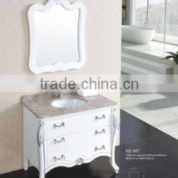 2013 Hot sell European Antique Solid Wood Bathroom Vanity 807