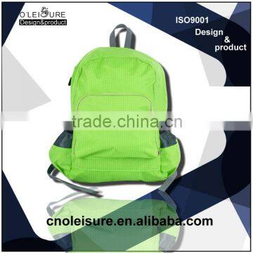 2016 latest arrival design promational foldable backpack cheap fold bag fold up backpack sport hiking camping college school bag