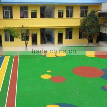 Multifunctional rubber running track for playground with high quality