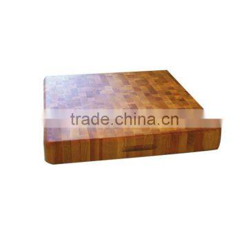 Square durable end grain butcher block