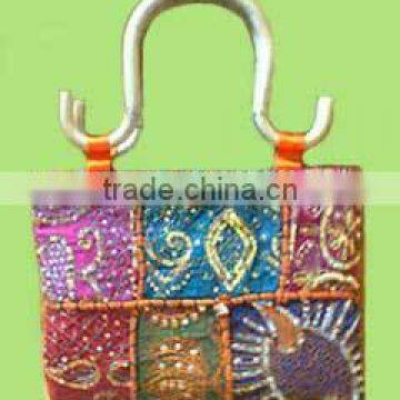 Old Saree Patchwork Bags patch work bags fashion handbags