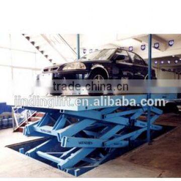 heavy loaded fixed hydraulic car lift or sissor hydraulic car lifter