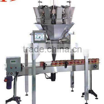 Automatic multi-head Combination weigher for jar packing machine production line