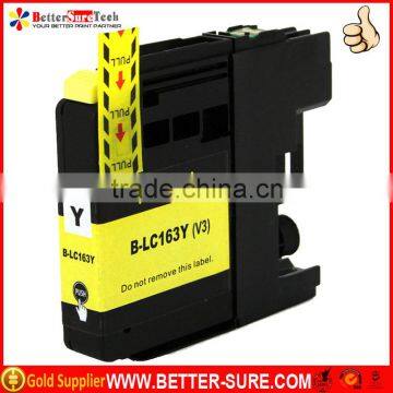 lc163 y compatible brother printer ink cartridge LC163 yellow