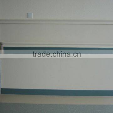 anti-bacterial pvc wall corner guard for hospital