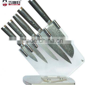 Popular Japanese VG10 damascus steel kitchen knife set