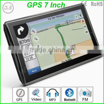 7inch gps HD 800*480 buid in high sensitive antenna FM support multimedia navigator universal dvd gps navigation