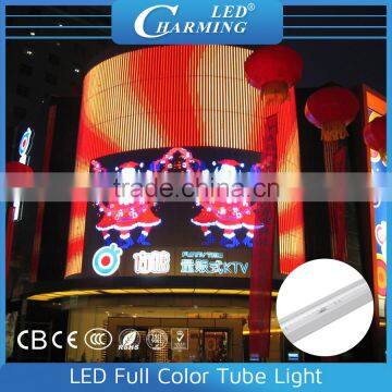 IP65 color changing led tube light for outside wall decoration