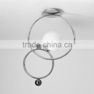 C-001 Simple metal glass sphere CEILING lamp ZOE