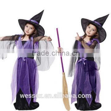 Halloween cosplay witch dress costume for girls