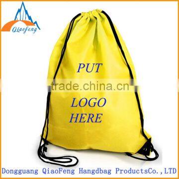 Custom polyester drawstring bag with your logo