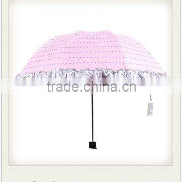 Honsen Chinese Hello Kitty Folded Umbrella