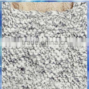 Bunny Ears Chunky Knit Winter Hood Scarf With Fluffy Lining for Girls photo-3