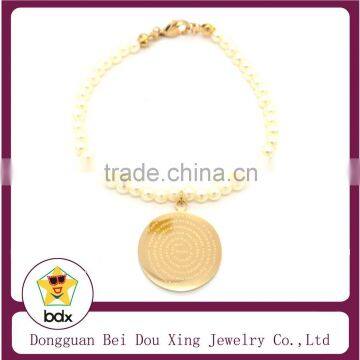 Handmade Stainless Steel Religious Spanish Bible Lords Prayer Cross Charm Plastic Rosary Beads Bracelet For Catholic Easter Gift