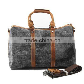 China Supplier Wholesale Quilted Duffle Bags Personalized Tote Bags Leather Luggage Tag photo-3