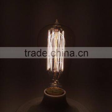 Top Manufacturer ST58 Squirrel Cage Vintage Edison Bulb E26/E27/B22 photo-3