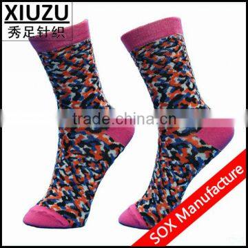 Sex Leopard Cotton Socks For Women Happy To Walk