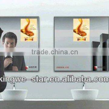 sensor led advertising mirror