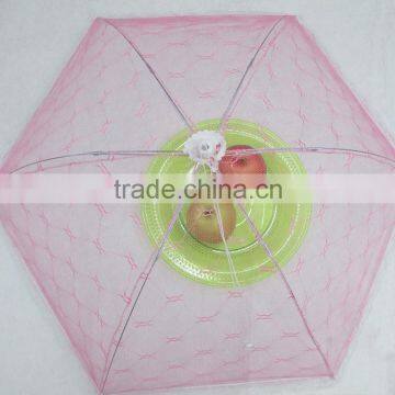 HP-406 diagonal fold food cover umbrella lace food cover
