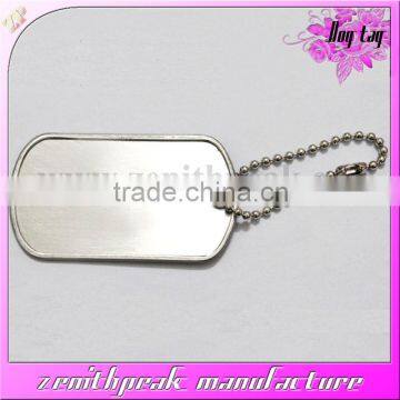 2016 Metal decoration cheap dog tag,wholesale dog tag with ball chain,promotional metal dog tag