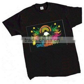 The most popular EL T-shirt (Factory Price, Good Quality)