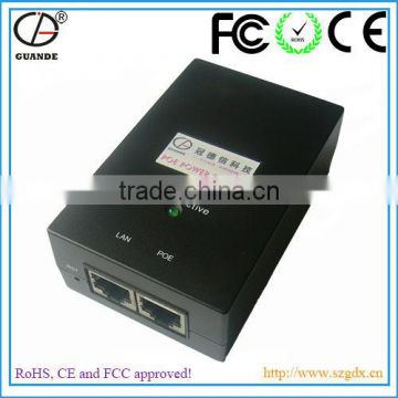 12v 24v 1a industrial poe switch