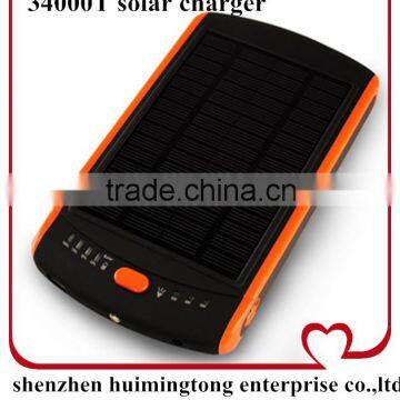 2015 Big capacity universal portable 23000T laptop 12v solar charger for notebook