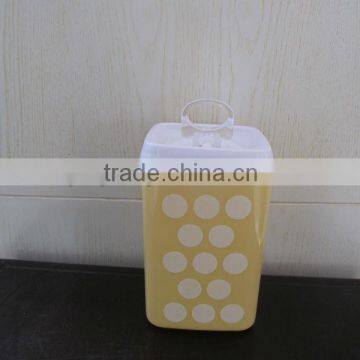 Plastic storage Canister