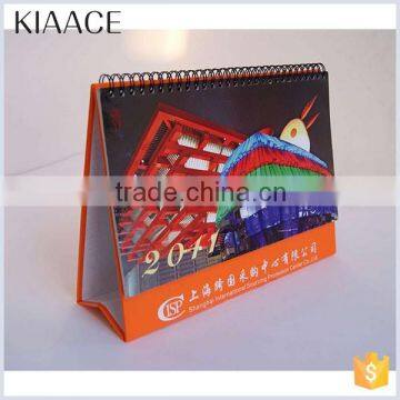 Custom cover pattern notepad desk china yearly calendar