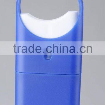 New Blue Perfume Sprayer Empty Plastic Bottle Flat Atomizer