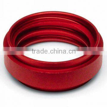 anodized aluminum seal spacer knurled spacer ring