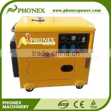 7.5kVA Portable Diesel Generator Small Home Use 7.5kVA Silent Diesel Generator Mobile 7.5kVA Home Generators