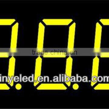 Small 3 digit 7 segment led display 0.36 inch triple digit 7 segment led display with common anode/cathode