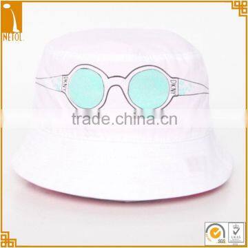 High quality cute printed custom women sun bucket hats