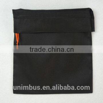 customize size drawstring satin silk virgin hair packaging bag