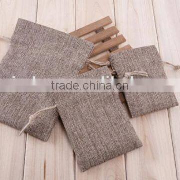 Alibaba express alibaba supplier wholesale cotton linen drawstring bag