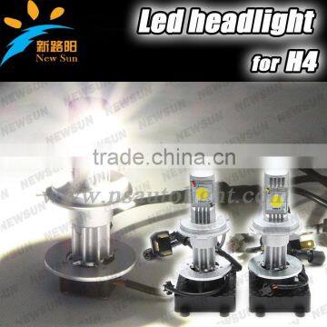 New Product Led H4 1800LM LED Headlight H4 50W LED (High Beam 1800LM, Low Beam 1600LM) H4 Led Head Light