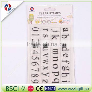 new arrival creative transparent high quality ecofriendly decorative elegant craft fancy creative printing clear stamps
