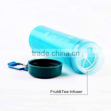 600ml Insulated Fruit Infuser Tumbler Plastic Water Bottle photo-2