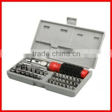 40pc Ratchet Screwdriver Socket and Bit Tool Set