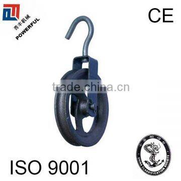 WITH SMALL HOOK TURBINE TYPE BLACK PULLEY BLOCK