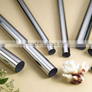 SUS201/202/304/316/316L/430 ASTM A-554 TIG Welded Round Stainless Steel Pipe for Construction and Decoration