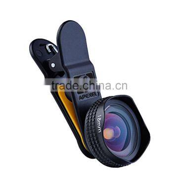 For IPhone 6 Active Lens NO Distortion 18mm Clip Ultra Wide Angle Lens for IPhone 6 6s /6 6s Plus