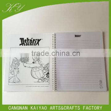 Custom pp Cover Bluk Spiral Notebook for Promotion