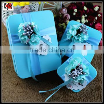 Customized Fancy Tin Box Christmas Cookie Tin Box