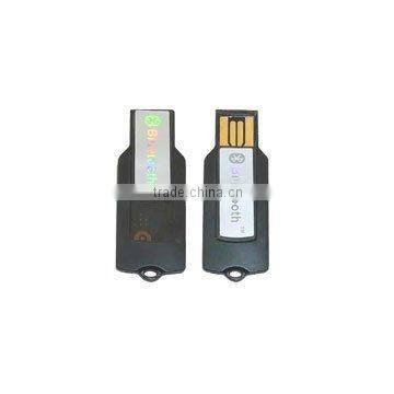 Slim Bluetooth USB Dongle/Bluetooth usb adapter(class 1 and 2 optional)-CE, FCC and ROHS approved