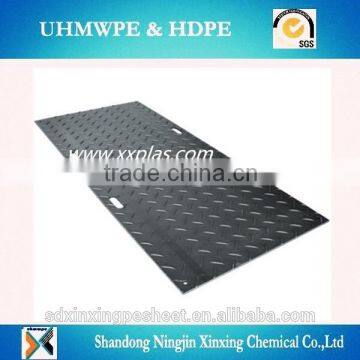 hdpe plastic drive-on ground cover mat/anti-slip mat