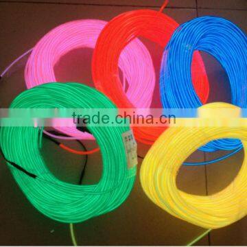 highlighting el flashing wire 2.3mm with many colors 50meter per roll